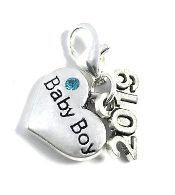 Baby Boy 2019 Clip On Charm - 3 Different Gift Options • £4.65