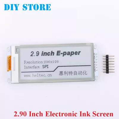 2.9 Inch E-Paper E-Ink Display Screen For Arduino Black-White SPI IL0373 296*128 • $21.94