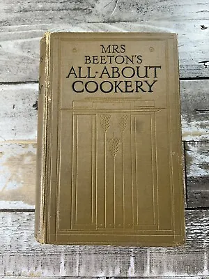 1900s Antique Cook Book  Mrs. Beeton's All About Cookery: New Edition  Illustra. • $58.50