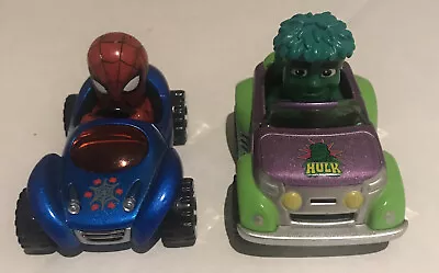 Marvel Superheroes Kid Hulk Spider-man DieCast Car Vehicle  Marvel Kids Car 2006 • £8.50