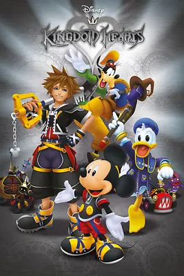 (266) Donald Duck New Maxi Poster Kingdom Hearts Classic Disney Mickey Mouse • £7.25