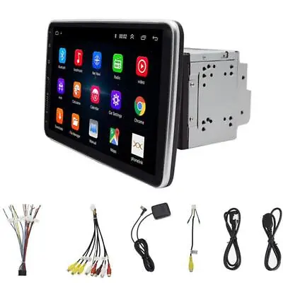 Android 9.1 Car Radio GPS Navigation 360° Rotate Horizontal Screen2 Din 10.1   • $253