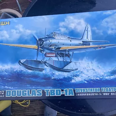 GWH 1:48 Douglas TBD-1A Devastator Floatplane Model Kit As Shown Unopened • £10.50