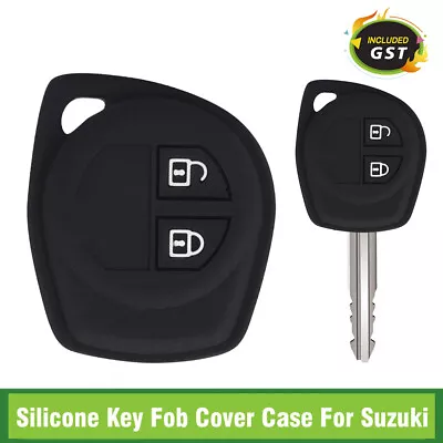 $9.89 • Buy 2x Silicone Key Fob Cover Case For Suzuki Jimny Swift Splash Alto Vitara SX4 APV