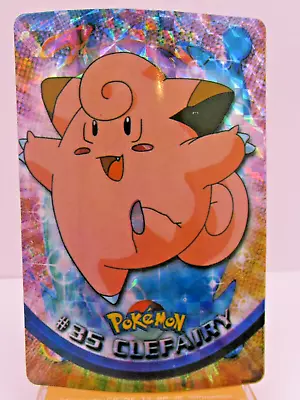 90's Pokémon Vending Holo STICKER Card Topps TV Animation #35 Clefairy • $0.99