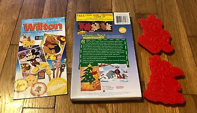 $3 • Buy VINTAGE WILTON WINNIE THE POOH MERRY CHRISTMAS COOKIE KIT Cookie Cutters In Box