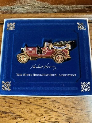 £14.89 • Buy Fire Truck Christmas Ornament -  The White House 2016 President Herbert Hoover