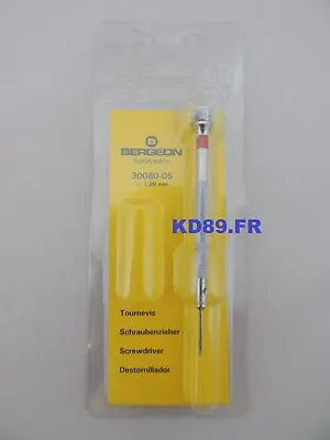 Screwdriver Bergeon 30080-05 1.20 120 Mm For Watchmakers First Quality SWISS • $33.86