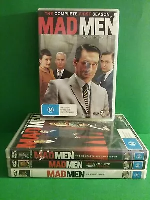 Mad Men Seasons 1-4 DVD LOT - Region 4 • $12.29