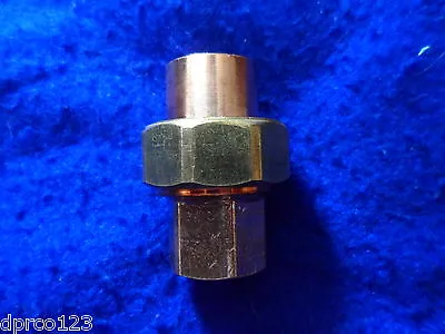 3/4  COPPER UNION (FITS 7/8  OD PIPE) CxC UNION   • $7.99