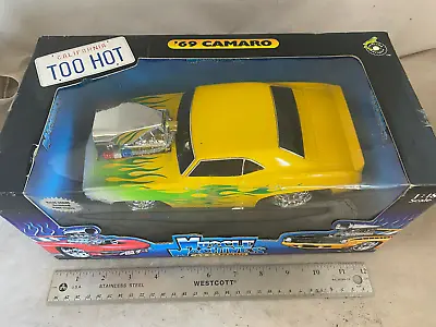 NEW Sealed Muscle Machines 1:18 Scale 1969 '69 Chevy Camaro Diecast 2000 Hotrod • $75