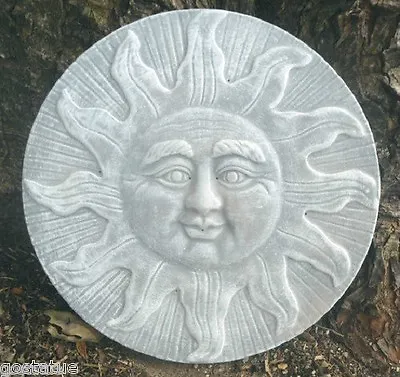 Sun Plaque Mold Concrete Plaster Cement Casting Face Mould 9.75  X 1/3  Thick • $23.95