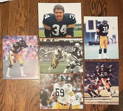 (Lot Of 6) Pittsburgh Steelers “Steel Curtain” Photos W/Ham Greene Blount LC • $15