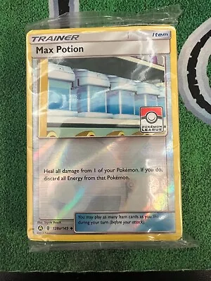 Pokemon SEALED Max Potion 128a/145 Pokemon League Promo Pack April 2019 Season!! • $134.95