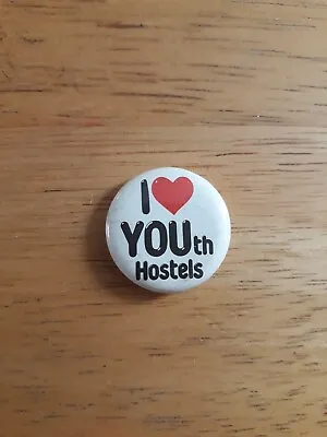I Love Youth Hostels-YHA Pin Badge/Button Badge-Association • £3.99