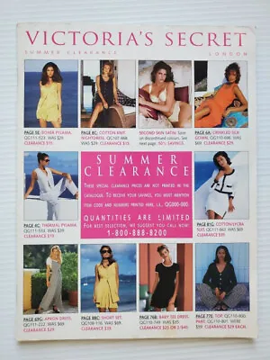 1995 Summer Clearance Victoria's Secret Catalog Heather Stewart Karen Mulder • $19.99