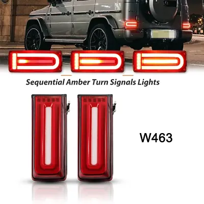 W464 Style LED Tail Light Signal For Mercedes Benz 1999-2018 W463 G-Wagon G500 • $111.33