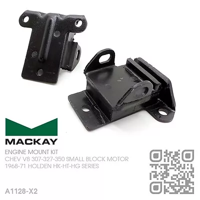 Mackay Engine Mounts Chev V8 307-327-350 Sbc Motor [holden Hk-ht-hg Monaro/gts] • $89.50