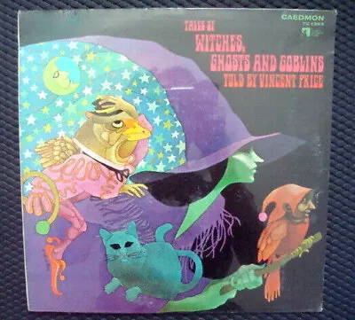 VINCENT PRICE WITCHES GHOSTS GOBLINS RECORD LP  (SEALED)  Halloween • $150