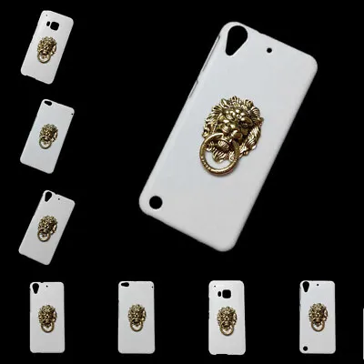 $9.26 • Buy Cover For Phones 3D Bronze Lion Finger Ring Holder Stand Hard Back Skin Case