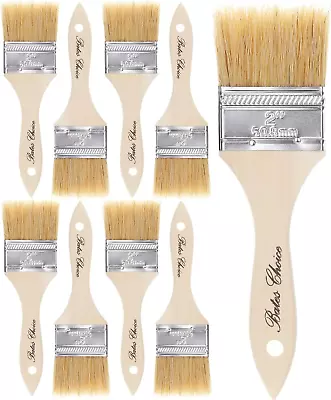 Bates- Chip Paint Brushes 2 Inch 9 Pack Chip Brush Brushes For Painting Pai • $10.97