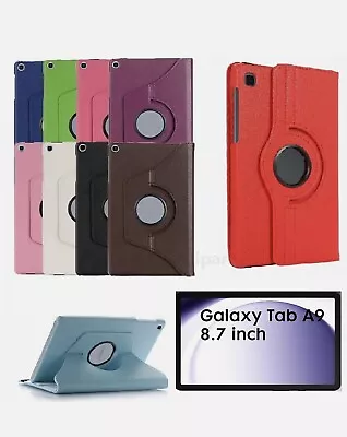 For Samsung Galaxy Tab A9 8.7  SM-X110 X115 X116 Leather Flip Case Stand Cover • £5.95