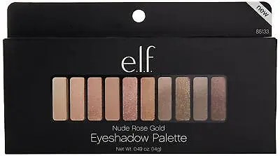 $14.90 • Buy (2-Pack) NEW Elf Eyeshadow Palette Nude Rose Gold 85133 - 10 Shades