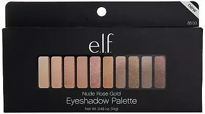 (2-Pack) NEW Elf Eyeshadow Palette Nude Rose Gold 85133 - 10 Shades • $12.90