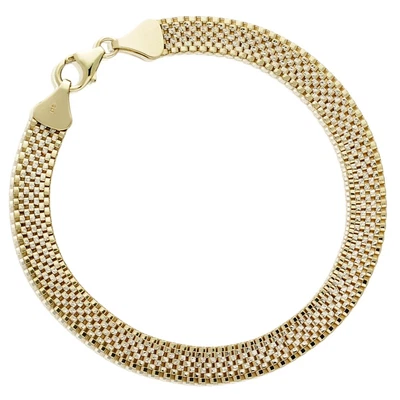 £275 • Buy Pre-owned 9ct  Yellow Gold  7 Bar Gate  Bracelet