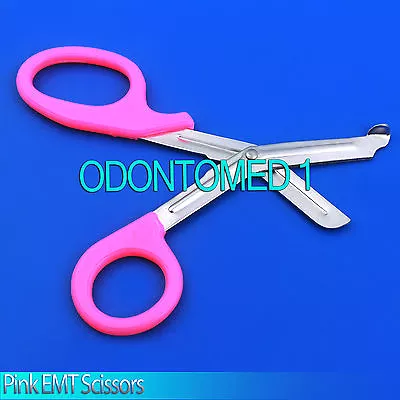 New 7 1/2  EMT Shears / Utility Scissors MedicalFirst Aid & Emergency-NEON PINK • $7.05