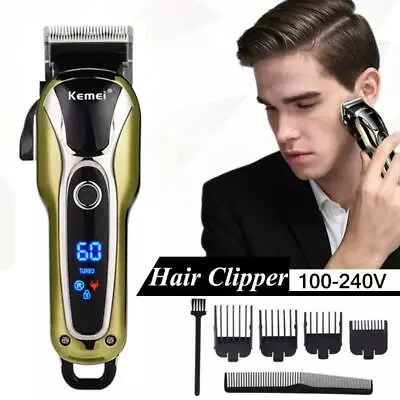 Professional Pet Dog Grooming Clipper Kit Thick Fur Hair Trimmer Electric Shaver • £34.99