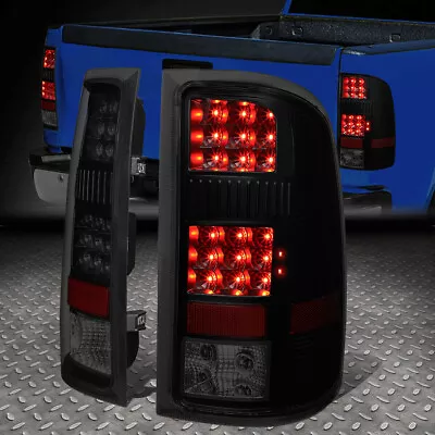 [full Led]for 07-14 Gmc Sierra 1500 2500hd 3500hd Tail Light Brake Lamps Tinted • $93.88