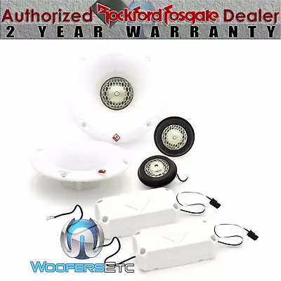 Rockford Fosgate Pm2t-s 1  200w Rms Punch Marine Boat Tweeters Crossovers New • $139.99