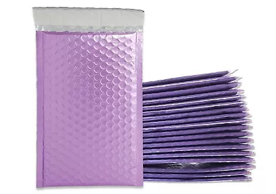 NEW Frosted Lilac Matte Metallic Bubble Mailers Padded Shipping Envelopes Combo • $18.95