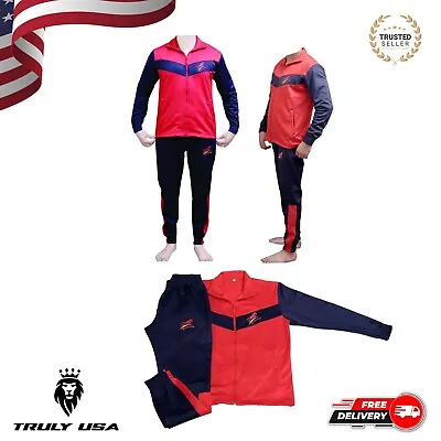 2-Piece Full Tracksuit Jogging GYM Track Jacket Track Pants Size M L XL 2XL • $55.59