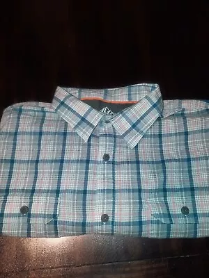 Men's XXL Croft & Barrow Shirt Short Sleeve Quick Dry Vented EXC COND Button • $19.99