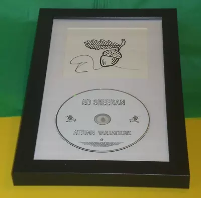 Ed Sheeran Signed & Framed Autumn Variations Cool Cd Display Autograph Coa • $119.99