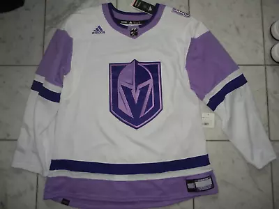 Golden Knights Jersey Mens XL Adidas Aeroready Las Vegas Purple Adult Size 54 • $119.99