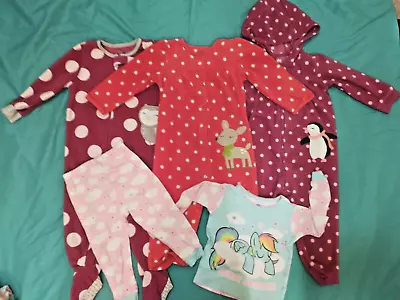 My LITTLE PONY + OTHERS Sweet And Warm Bundle Of 4 Girls 18 Months Pajamas • $6.50