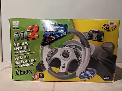 MC 2 Racing Wheel And Pedals For Xbox Project Gotham By Mad Catz Tested • $99.99