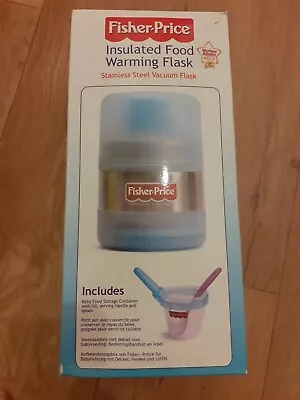 Fisher Price Insulated Baby Food Warming Flask With Accessories • £3.99