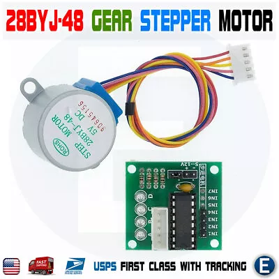 28BYJ-48 Valve Gear Stepper Motor DC 5V 4 Phase Step Motor Module For Arduino • $3.78