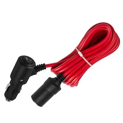 Cigarette Lighter Extension Cord With Switch Automotive Accessories 15A • £10.96