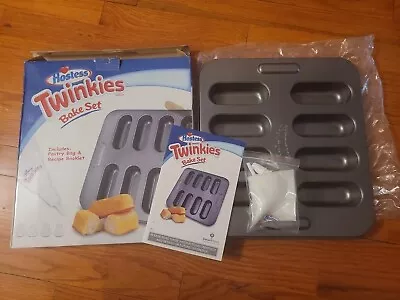 Hostess Twinkies Bake Set  Nonstick Baking Pan Pastry Bag Recipe Booklet • $14