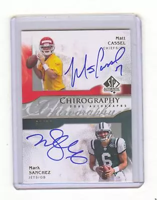 2009 Sp Authentic Matt Cassel Mark Sanchez Auto /50 Usc • $51.96