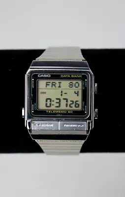 Vintage Casio DB-500 Watch TELEMEMO 50 DATA BANK Model 262 - Works New Battery • $63.40