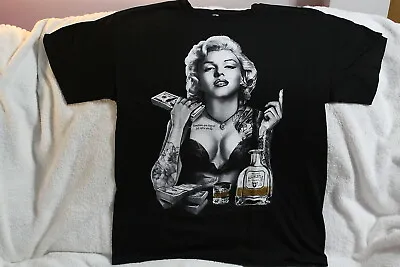 Marilyn Monroe Tequila Money Tattoo T-shirt Shirt • $11.37