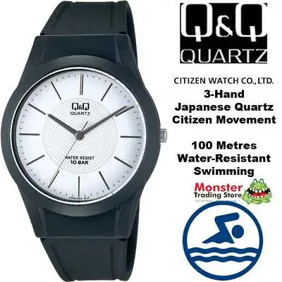 Vq50j003 Q&q 100-metres Gents Sports Watch Citizen Made - Swimming Watch • $39.20