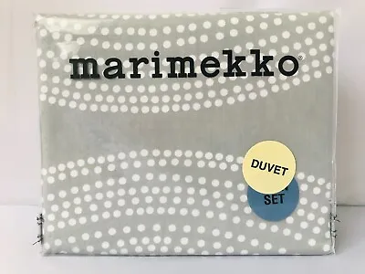 Marimekko Fokus Twin Duvet Cover Set Cotton Percale Bedding With Matching Sham • $79.99