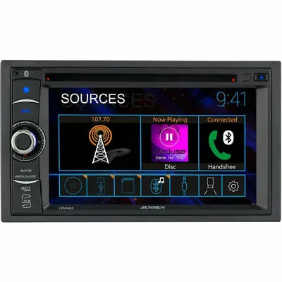 NEW Jensen CDR462 6.2  Touchscreen 2-DIN AM/FM CD DVD Bluetooth Radio • $84.90